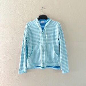 Columbia Lightly Fleece‎ Lined Blue Zipup Jacket